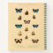 African Butterfly Hardcover Spiral Sketchbook