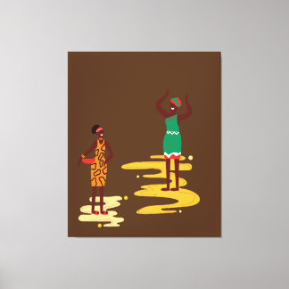 African Canvas Print