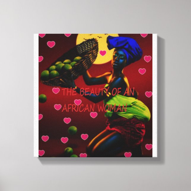 African Canvas Print (Front)