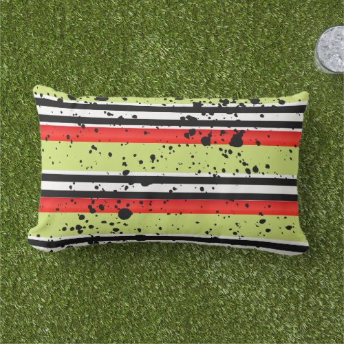 African Caterpillar pattern  Lumbar Pillow