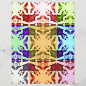 African Checkered Pop art Culture colorful pattern (Front)