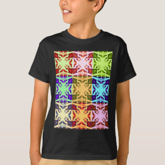 African Checkered Pop art Culture colorful pattern T-Shirt