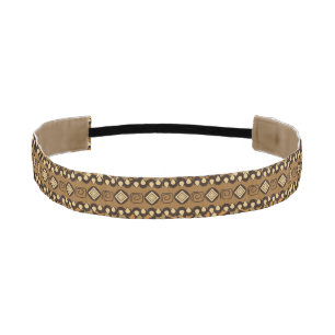 African cheetah skin pattern 2 athletic headband