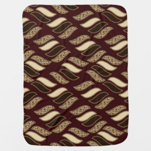 African cheetah skin pattern 2 baby blanket