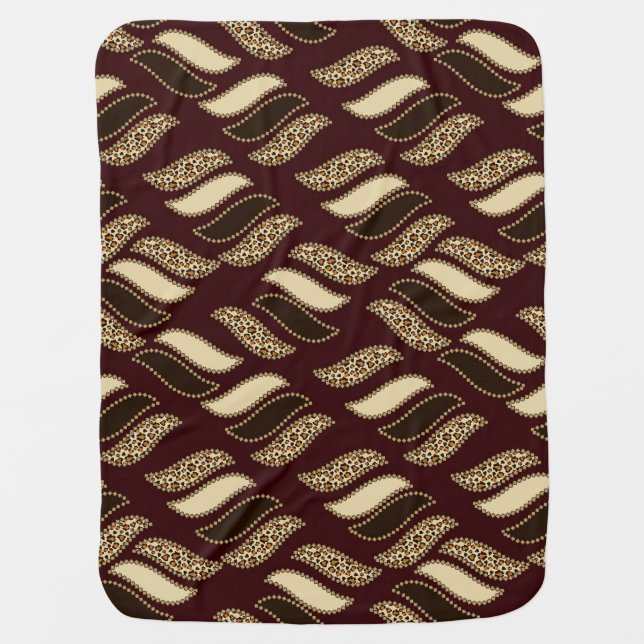 African cheetah skin pattern 2 baby blanket (Front)