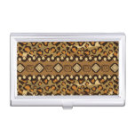 African cheetah skin pattern 2 business card case
