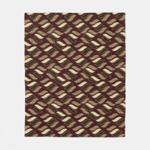 African cheetah skin pattern 2 fleece blanket