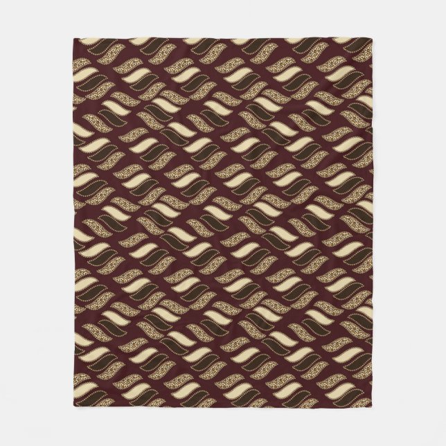 African cheetah skin pattern 2 fleece blanket (Front)