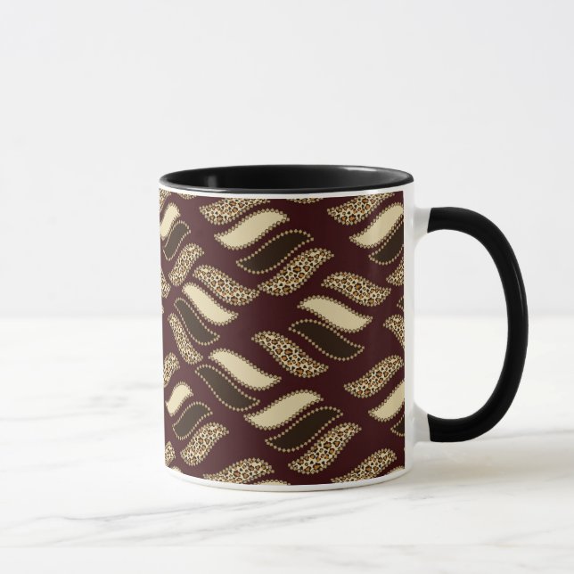 African cheetah skin pattern 2 mug (Right)