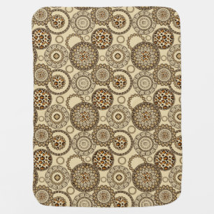 African cheetah skin pattern 3 baby blanket