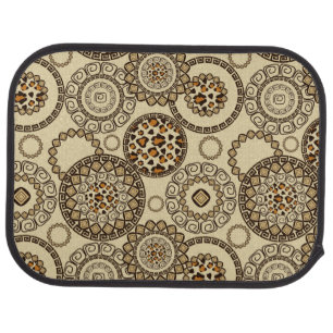 African cheetah skin pattern 3 car mat