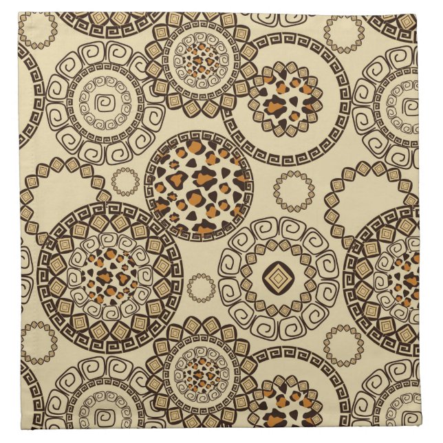 African cheetah skin pattern 3 cloth napkin (Front)