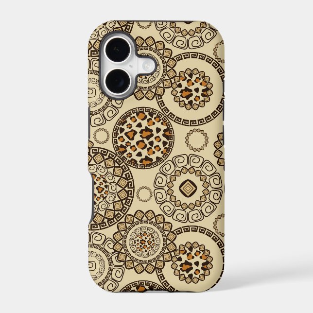 African cheetah skin pattern 3 iphone case (Back)