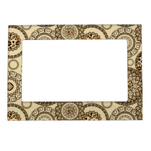 African cheetah skin pattern 3 magnetic picture frame