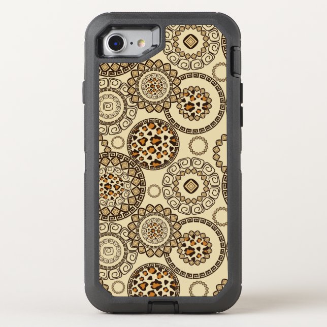 African cheetah skin pattern 3 otterbox iPhone case (Back)