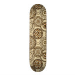 African cheetah skin pattern 3 skateboard