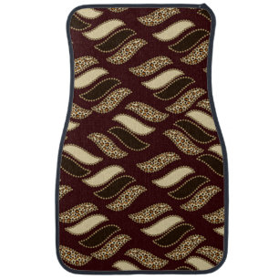 African cheetah skin pattern car floor mat