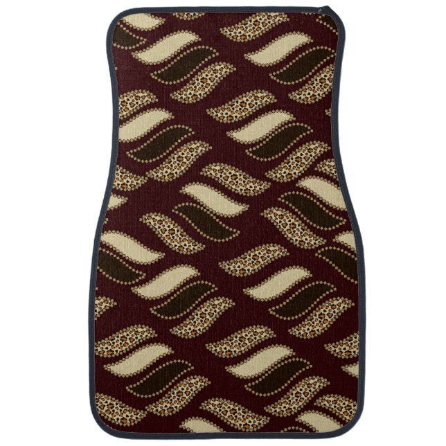 African cheetah skin pattern car floor mat (Front)