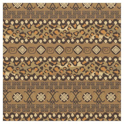 African cheetah skin pattern fabric