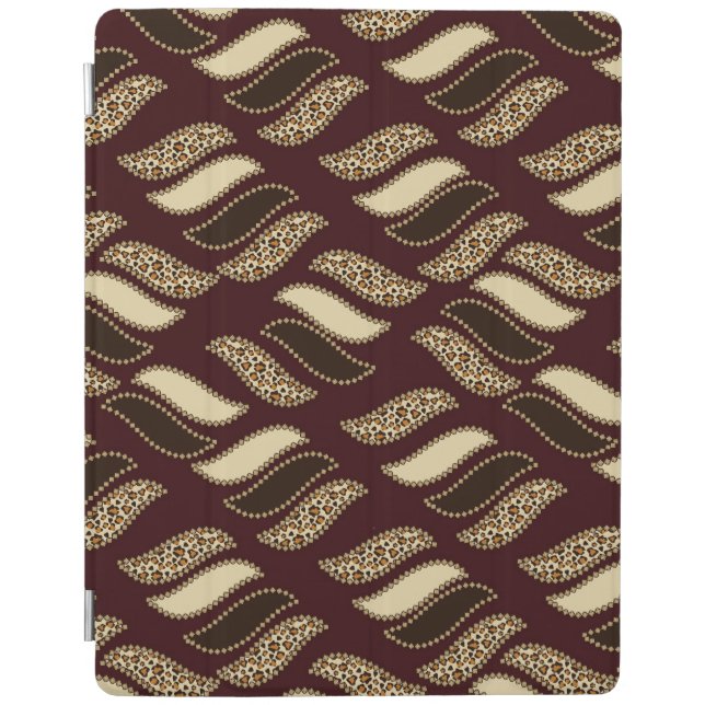 African cheetah skin pattern iPad smart cover (Front)