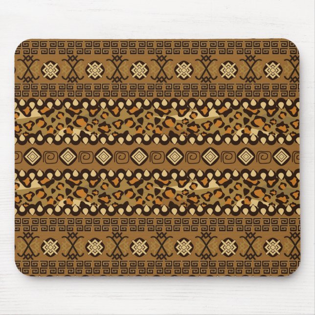 African cheetah skin pattern mouse pad (Front)