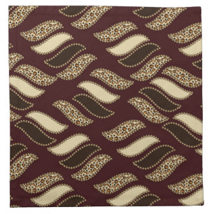 African cheetah skin pattern napkin