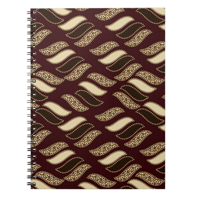 African cheetah skin pattern notebook (Front)