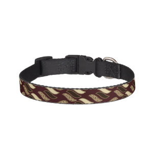 African cheetah skin pattern pet collar