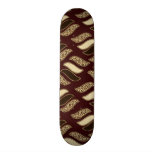 African cheetah skin pattern skateboard