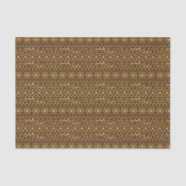African cheetah skin pattern tissue paper (Front)