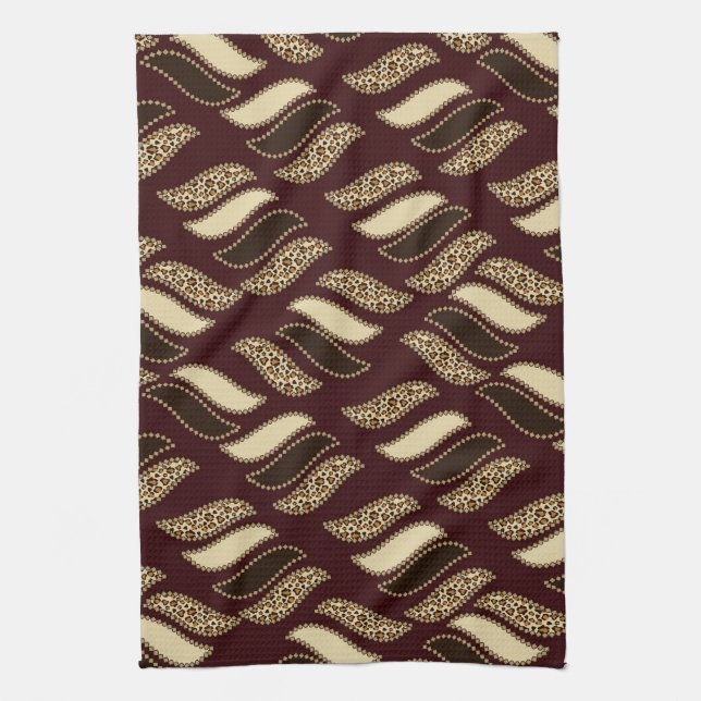 African cheetah skin pattern towel (Vertical)