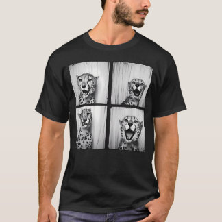 African Cheetah Zoo Photobooth Quirky Funny T-Shirt