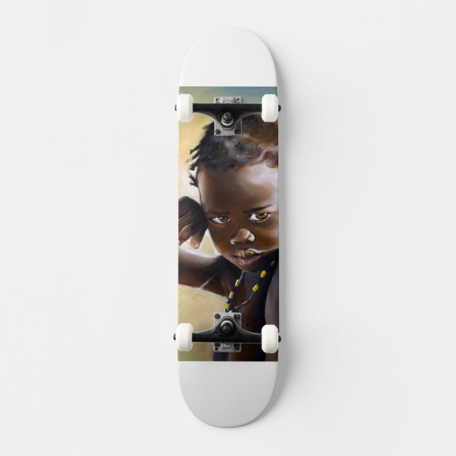 African Child Summer Skateboard Deck (Front)