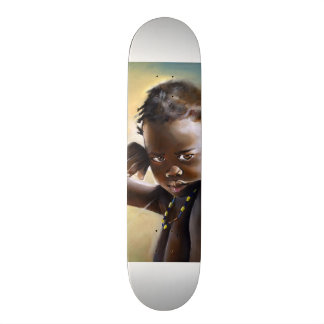 African Child Summer Skateboard Deck