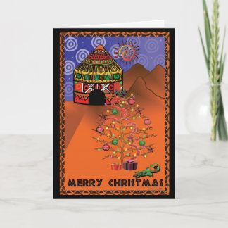 African Christmas Holiday Card