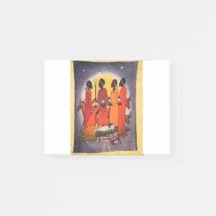 African Christmas Nativity Scene Post-it Notes