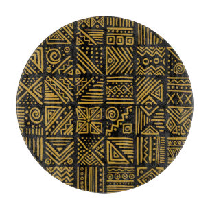 African clash: ethnic tribal seamless. cutting board