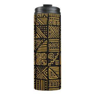 African clash vintage seamless pattern in ethnic t thermal tumbler