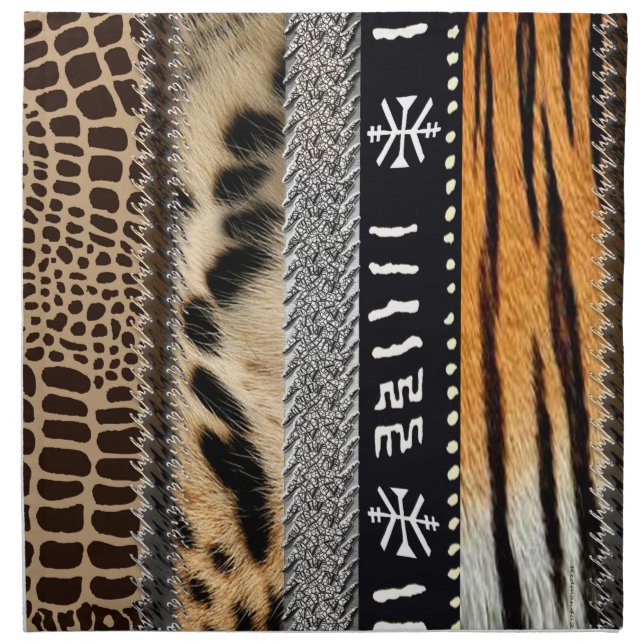 African Cloth Napkin (Front)