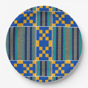 African Colorful Paper Plates