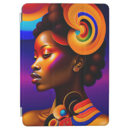  African Colorful Women Abstract Art iPad Air Cover