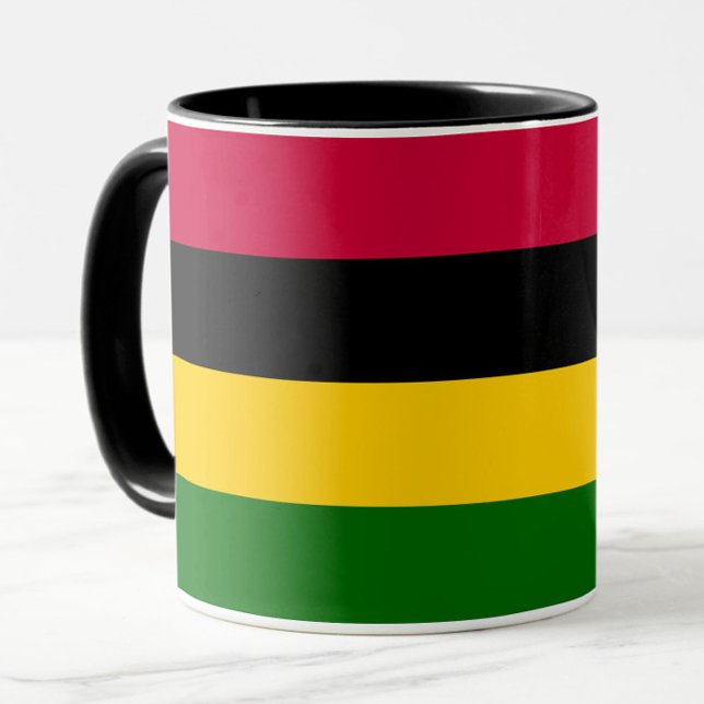 African Colors Stripes Pattern Design  Mug (Creator Uploaded)