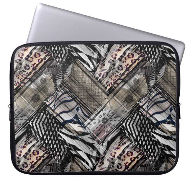 African, combined . laptop sleeve (Front)