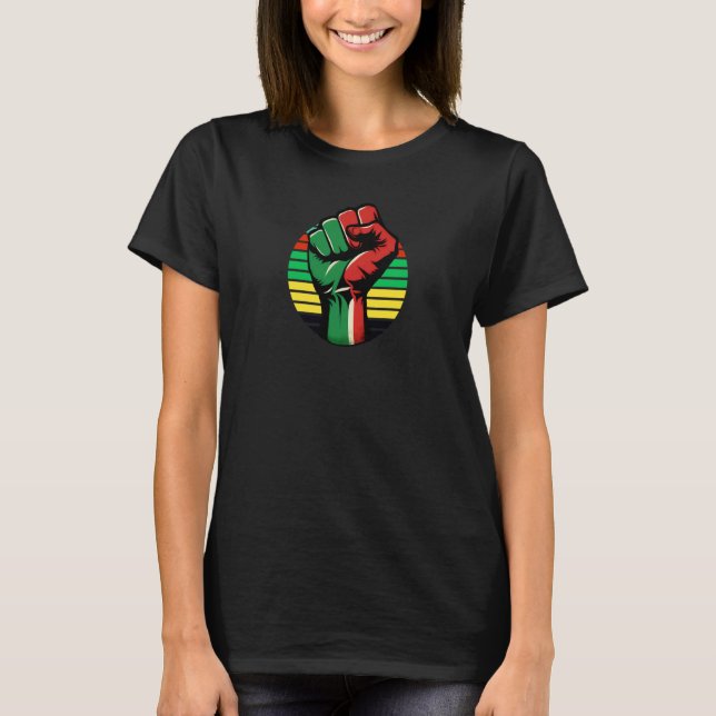 African Continent Black History  3 T-Shirt (Front)