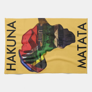 African Continent Customize Product Towel
