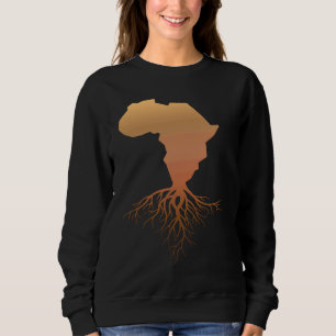 African Continent Roots African Pride Black Cultur Sweatshirt