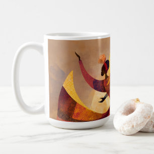 African Couple Dance Art Coffee Mug