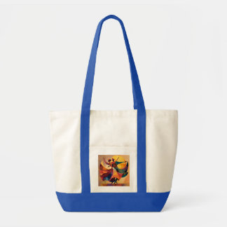 African Couple Dancing Art Print Tote Bag