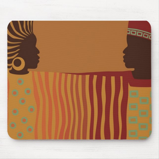 African Couple Mouspad Mouse Pad (Front)