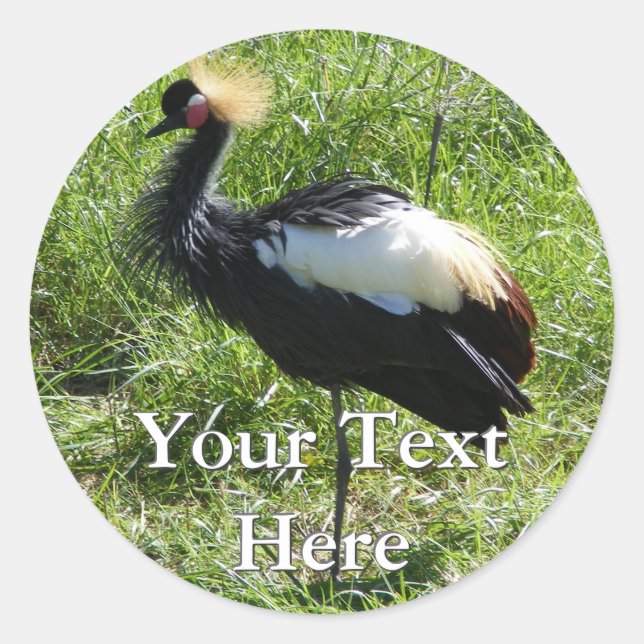 African Crane Stickers (Front)